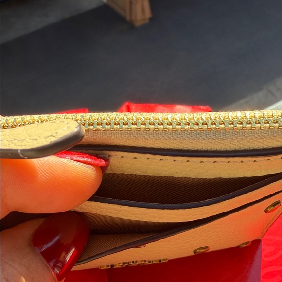 Coach Gold Studded Wristlet - Picture 4 of 8